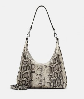 Liebeskind Herren Snake Paris Hobo M - Steingrau