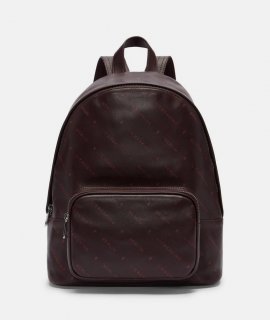 Liebeskind Herren Monogram Backpack M - Bordeaux