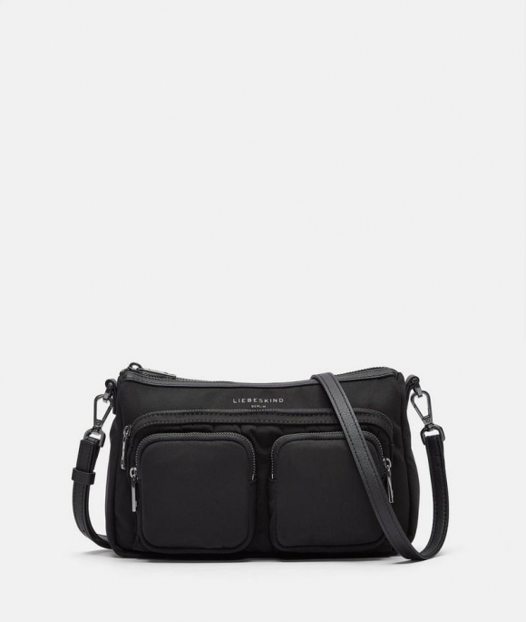 Liebeskind Herren Nylon Maia Hobo S - Schwarz