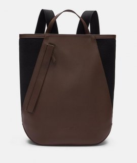 Liebeskind Herren Oval Backpack L - Dunkelbraun