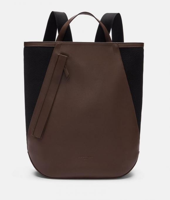 Liebeskind Herren Oval Backpack L - Dunkelbraun