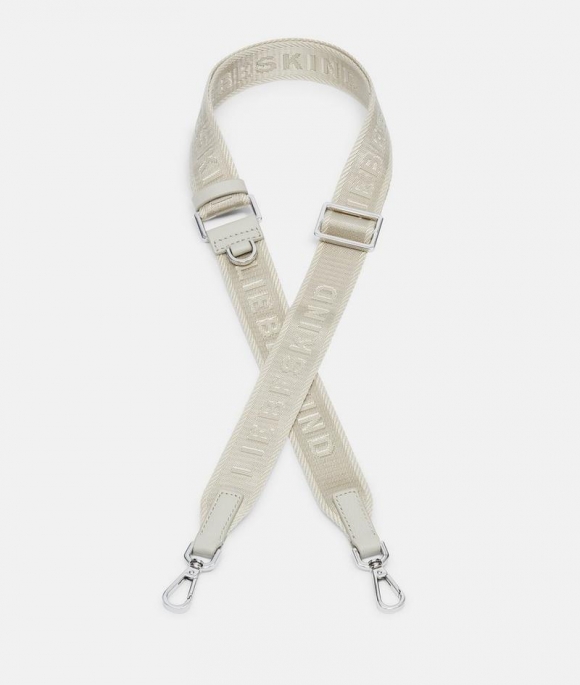 Liebeskind Herren Schultergurt Mit Logo - Creme