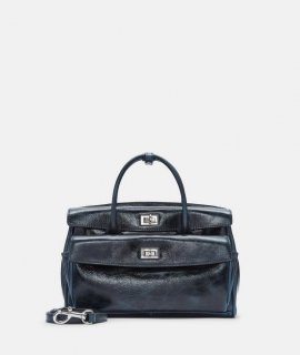 Liebeskind Herren Archive Gloria Ii Satchel M - Navy