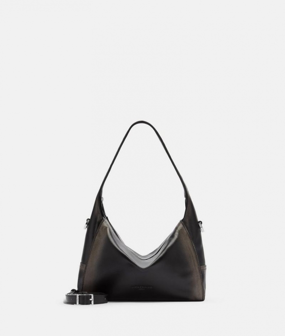 Liebeskind Herren Lou Hobo S - Schwarz