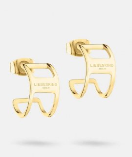 Liebeskind Herren Ohrringe - Gold