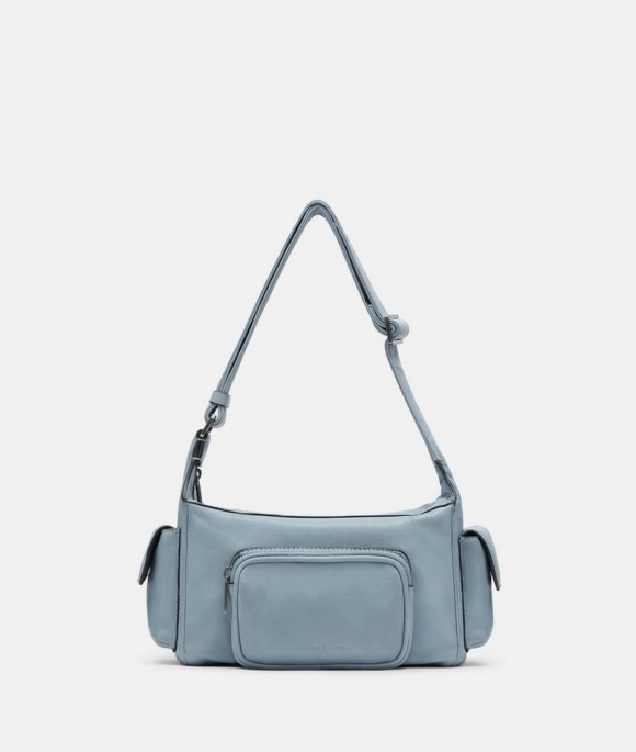 Liebeskind Herren Lila Crossbody S - Blassblau