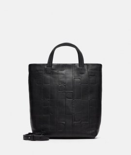 Liebeskind Herren Monogram Hera Tote M - Schwarz