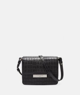 Liebeskind Herren Kroko Alex Crossbody S - Schwarz Liebeskind Herren Kroko Alex Crossbody S - Schwarz