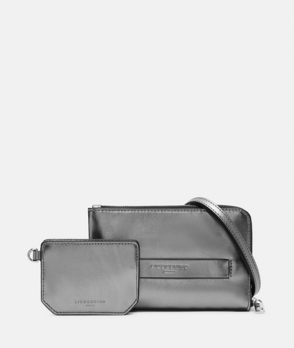 Liebeskind Herren Metallic Lora Pouch - Silber