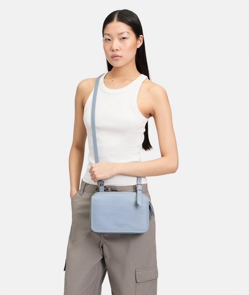 Liebeskind Herren Mareike Crossbody M - Hellblau