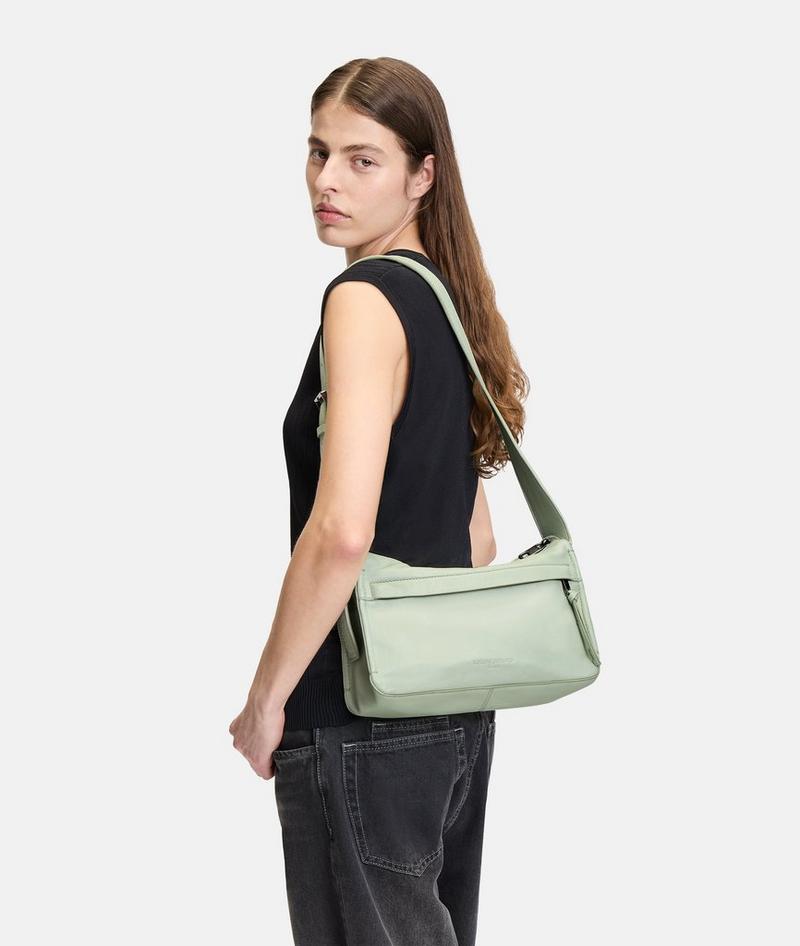 Liebeskind Herren Sky Hobo S - Salbeigrün