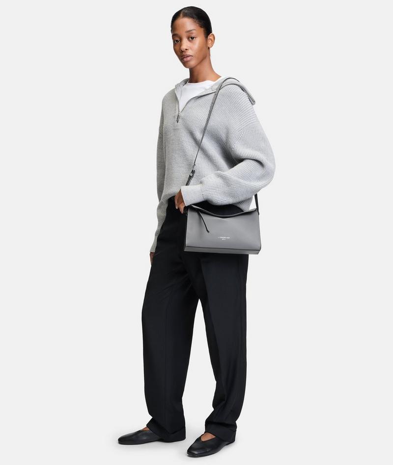 Liebeskind Herren Lora Crossbody S - Grau Meliert