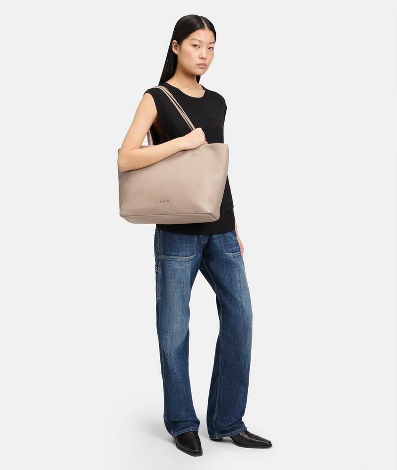 Liebeskind Herren Hera Shopper L - Sandfarben