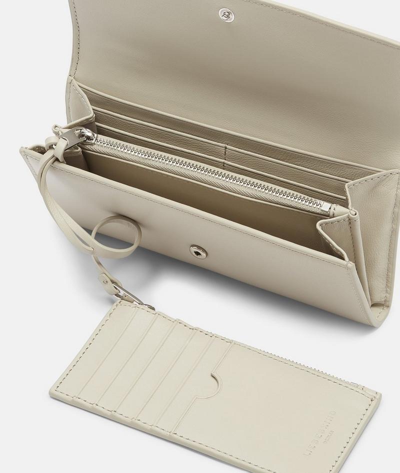 Liebeskind Herren Valentina Geldbörse L - Creme