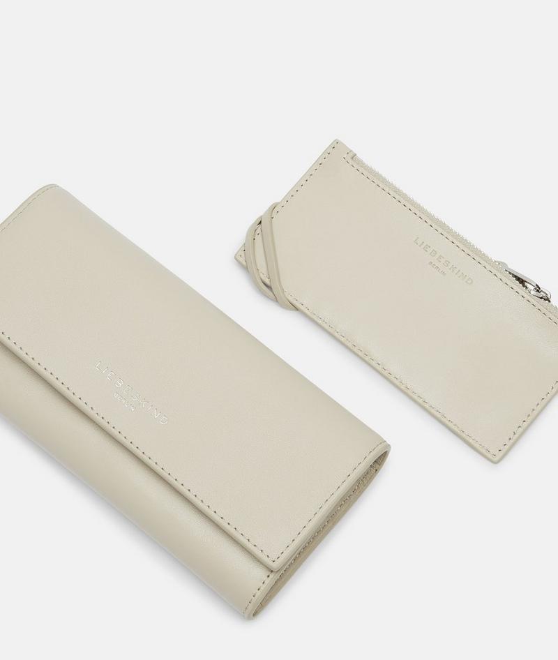 Liebeskind Herren Valentina Geldbörse L - Creme
