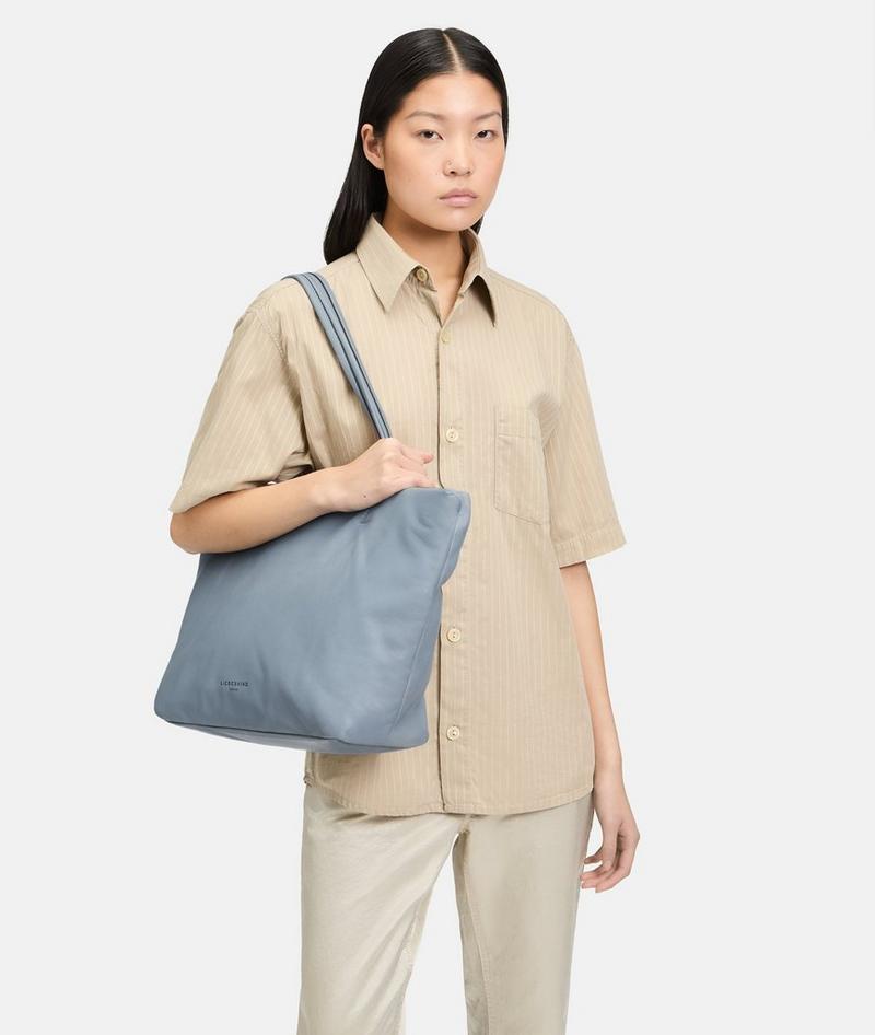 Liebeskind Herren Hera Shopper L - Blassblau