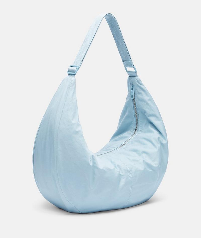 Liebeskind Herren Nylon Moon Hobo L - Hellblau