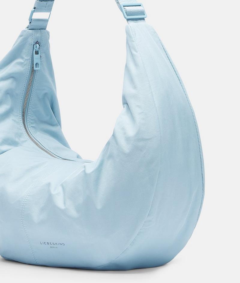 Liebeskind Herren Nylon Moon Hobo L - Hellblau