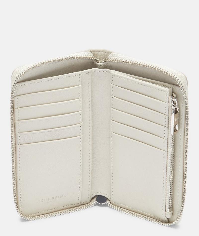 Liebeskind Herren Frieda Geldbörse M - Creme