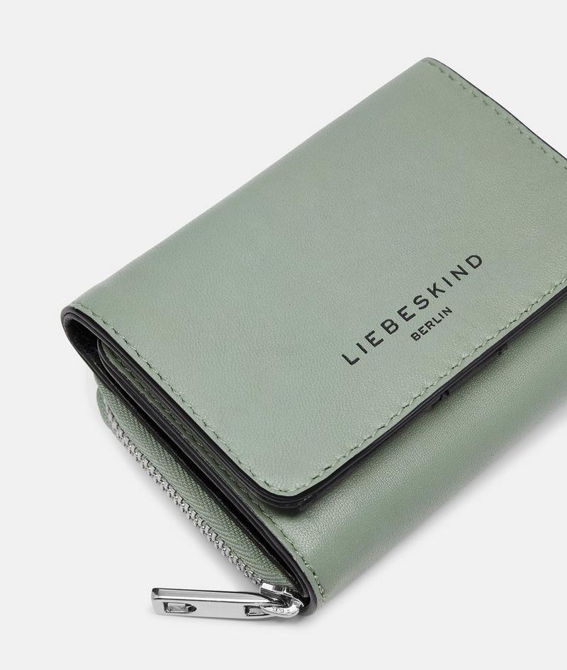 Liebeskind Herren Pablita Geldbörse M - Dunkles Salbeigrün