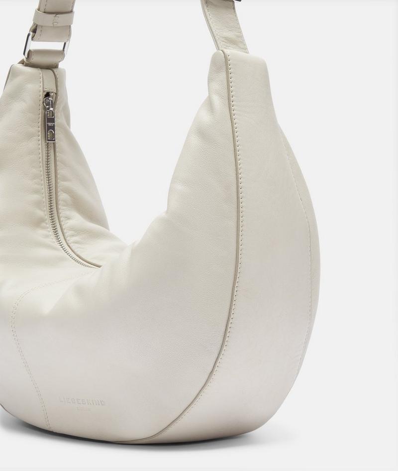 Liebeskind Herren Moon Hobo M - Creme