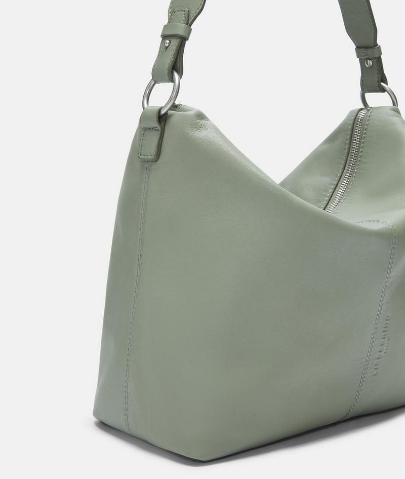 Liebeskind Herren Aissa Hobo M - Helles Olivgrün