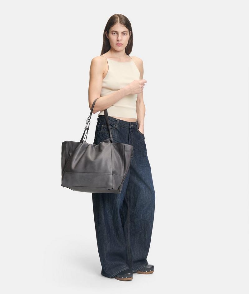 Liebeskind Herren Lou Shopper L - Grau