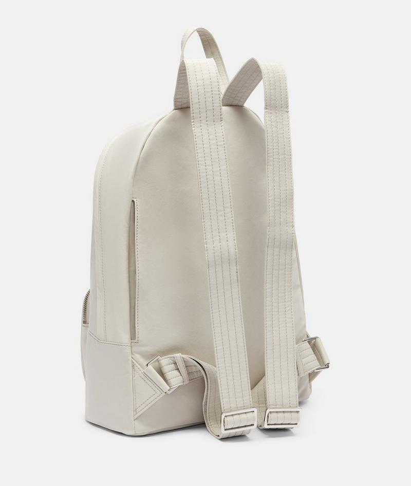 Liebeskind Herren Nylon Lila Backpack L - Creme