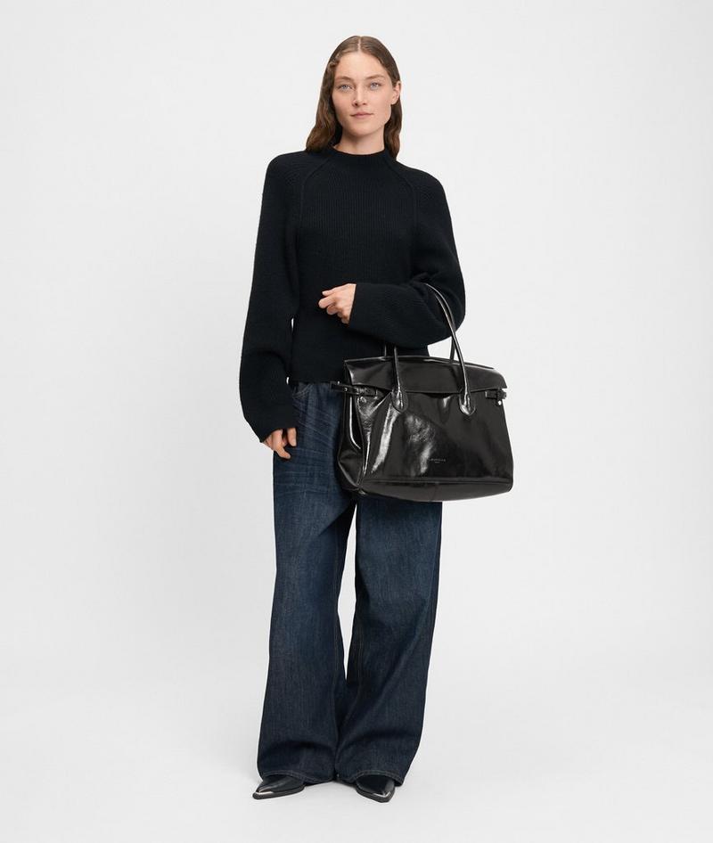 Liebeskind Herren Archive Gloria Satchel L - Schwarz