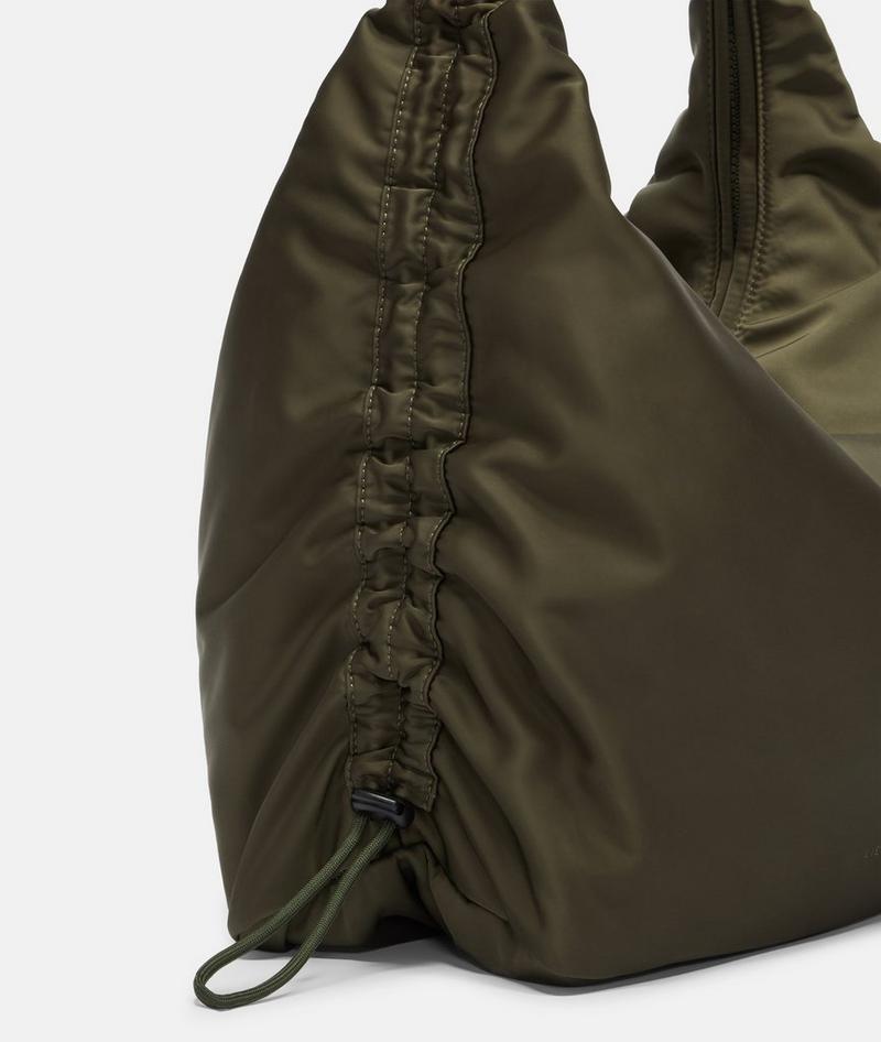 Liebeskind Herren Nylon Hobo L - Olivgrün
