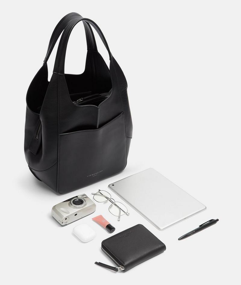 Liebeskind Herren Lilly Tote M - Schwarz