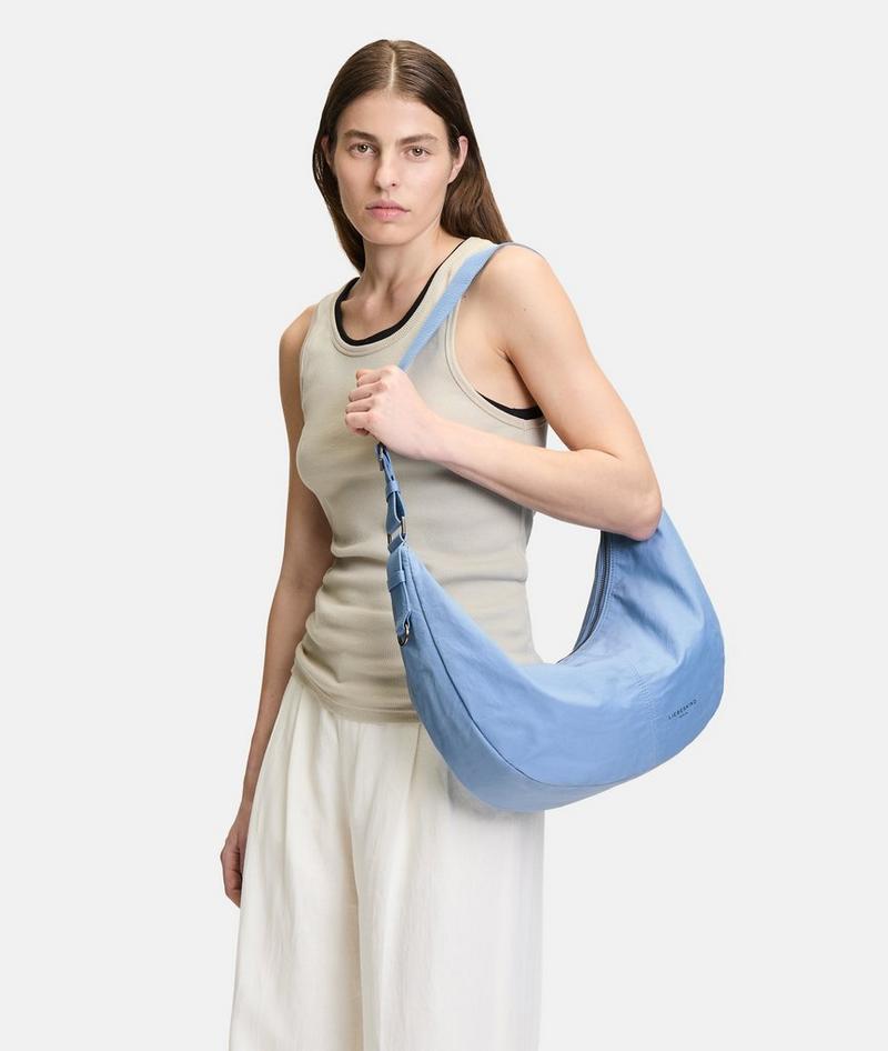 Liebeskind Herren Nylon Moon Hobo M - Blau
