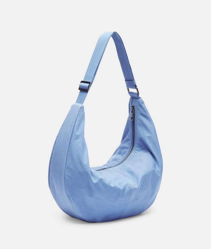 Liebeskind Herren Nylon Moon Hobo M - Blau