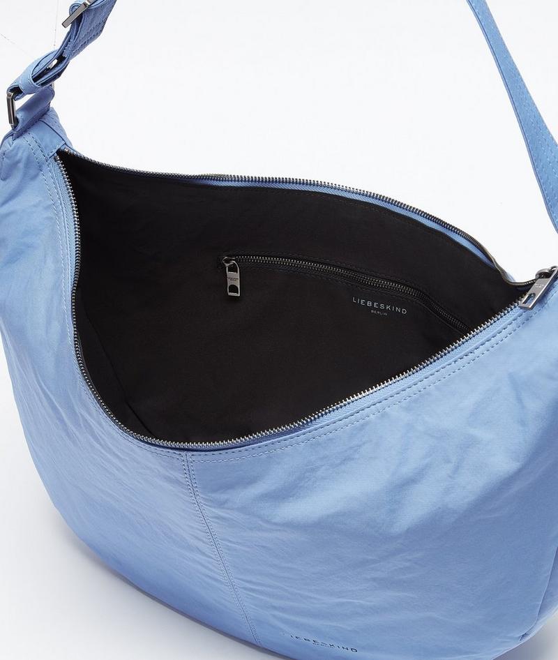 Liebeskind Herren Nylon Moon Hobo M - Blau