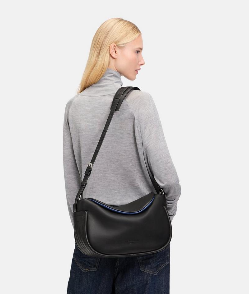 Liebeskind Herren Fab Hobo L - Schwarz