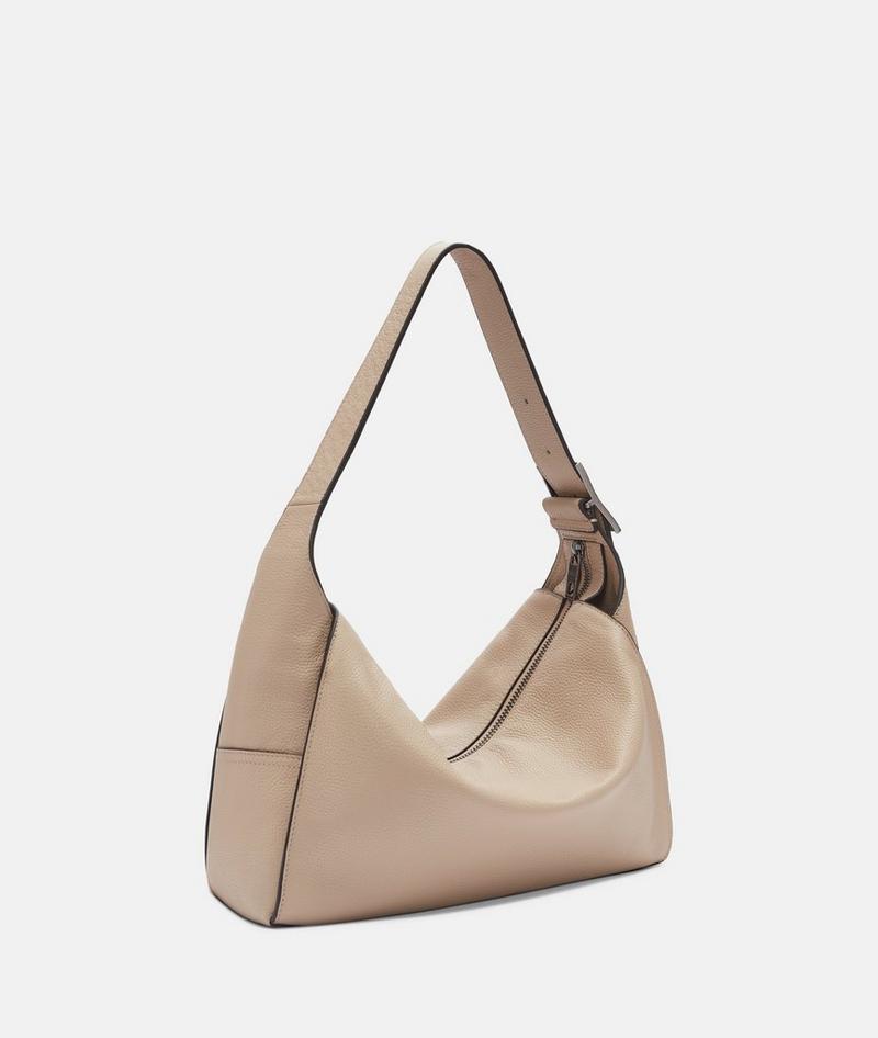 Liebeskind Herren Lou Hobo M - Beige