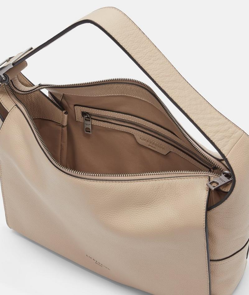 Liebeskind Herren Lou Hobo M - Beige