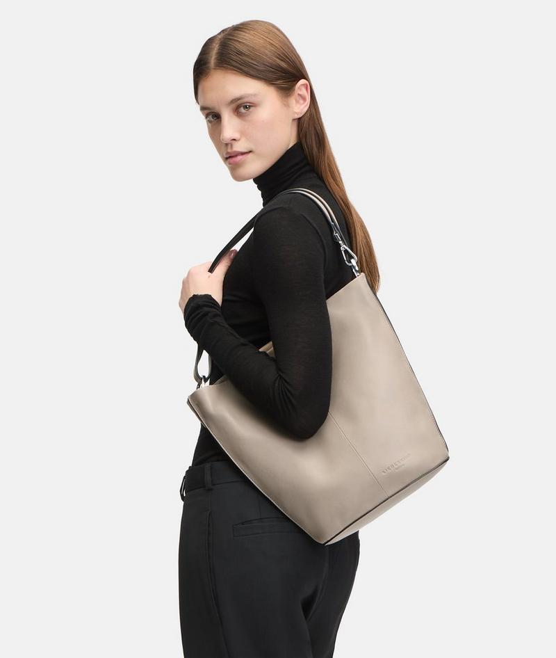 Liebeskind Herren Hera Hobo-bag L - Beige