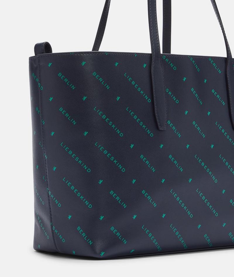 Liebeskind Herren Monogram Shopper M - Navy