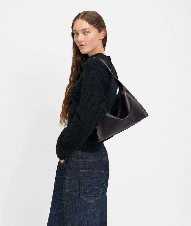 Liebeskind Herren Lou Hobo M - Schwarz