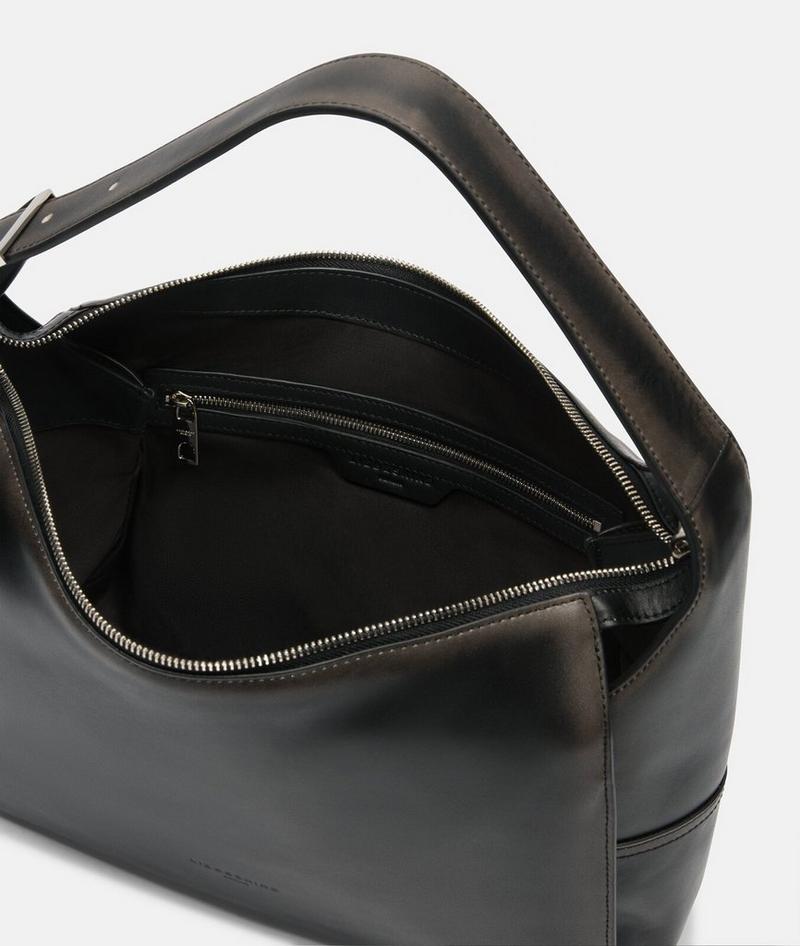 Liebeskind Herren Lou Hobo M - Schwarz