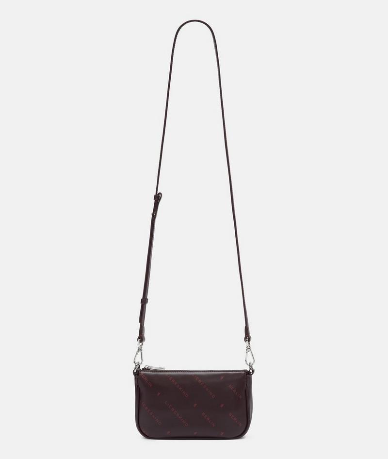 Liebeskind Herren Monogram Crossbody Xs - Bordeaux