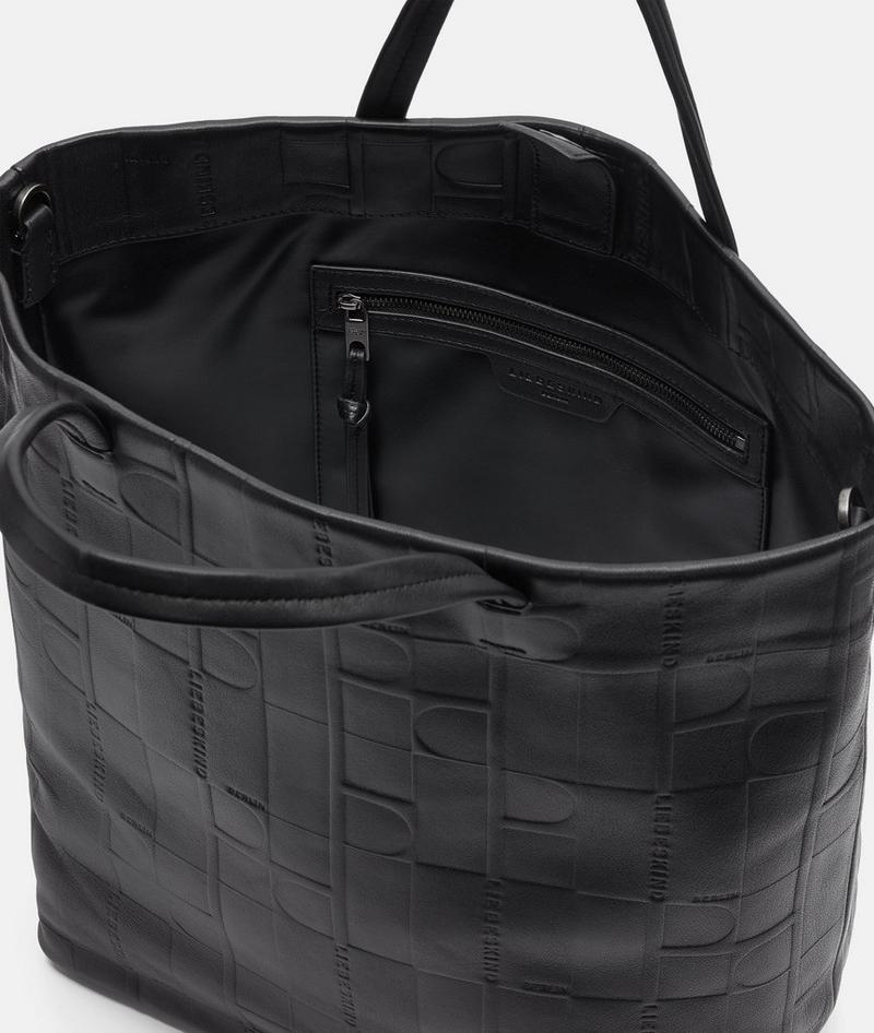 Liebeskind Herren Monogram Hera Tote L - Schwarz