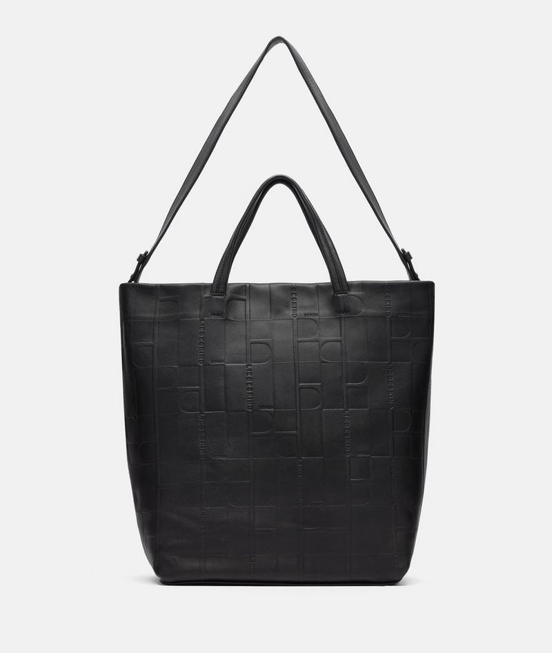 Liebeskind Herren Monogram Hera Tote L - Schwarz