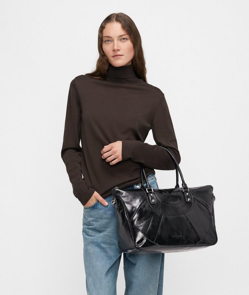 Liebeskind Herren Archive Esther Satchel L - Schwarz