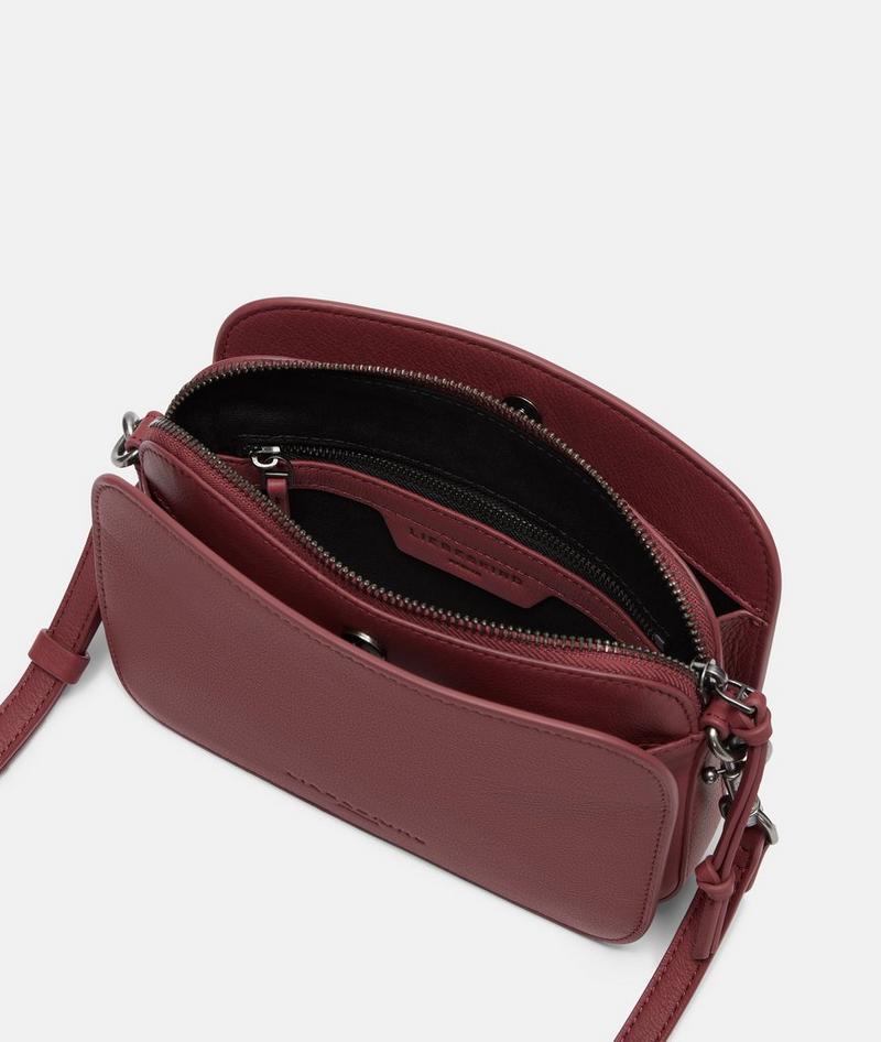 Liebeskind Herren Luka Crossbody S - Bordeaux