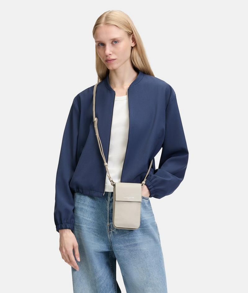 Liebeskind Herren Lea Mobile Pouch - Creme