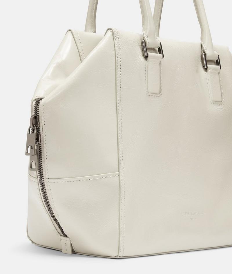 Liebeskind Herren Archive Kayla Satchel M - Creme
