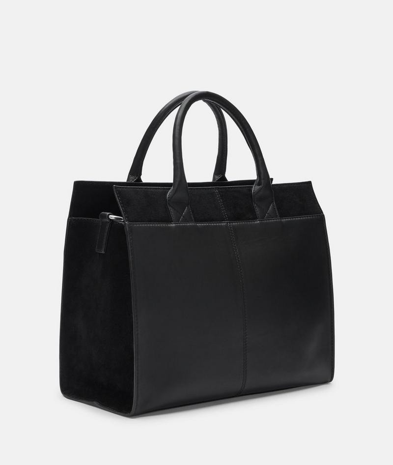 Liebeskind Herren Blake Satchel L - Schwarz