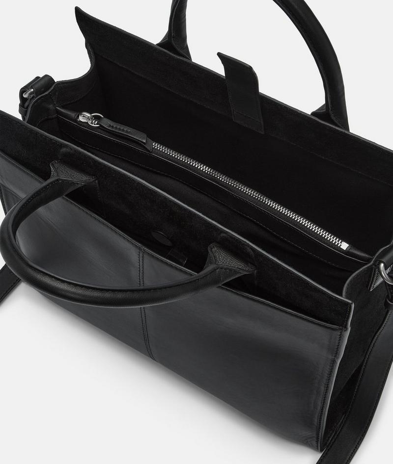 Liebeskind Herren Blake Satchel L - Schwarz